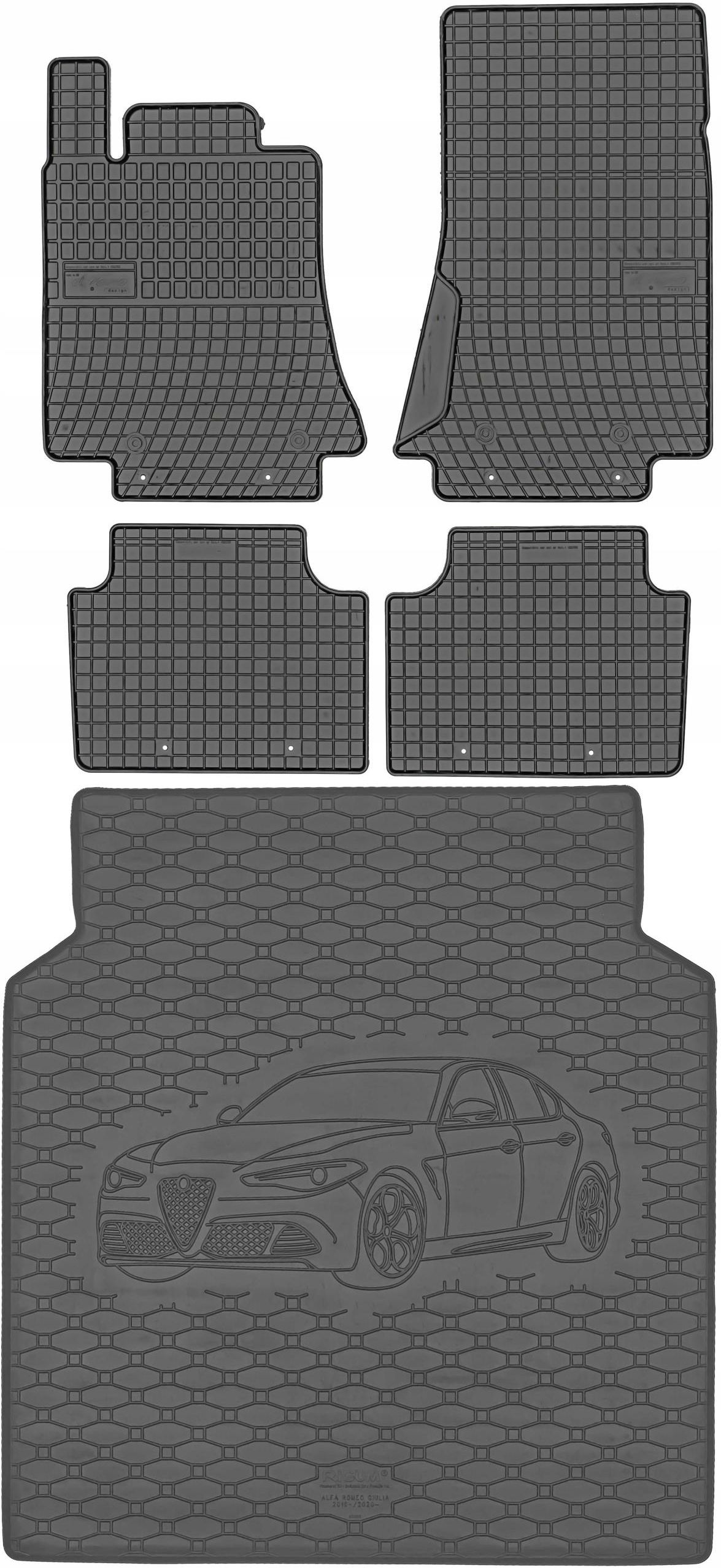 Dywanik Samochodowy Maxdywanik Alfa Romeo Giulia Dywaniki Plus