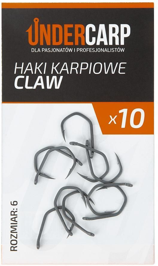 Undercarp Teflonowe Haki Karpiowe Claw Nr 6 ICCMUC474 Ceny I Opinie