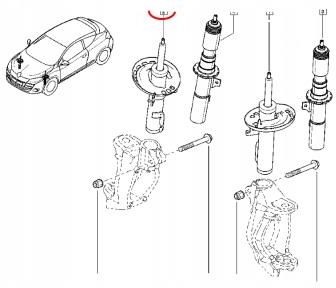 Amortyzator samochodowy Renault Oe Amortyzator Przód Megane Iii Rs Oryg
