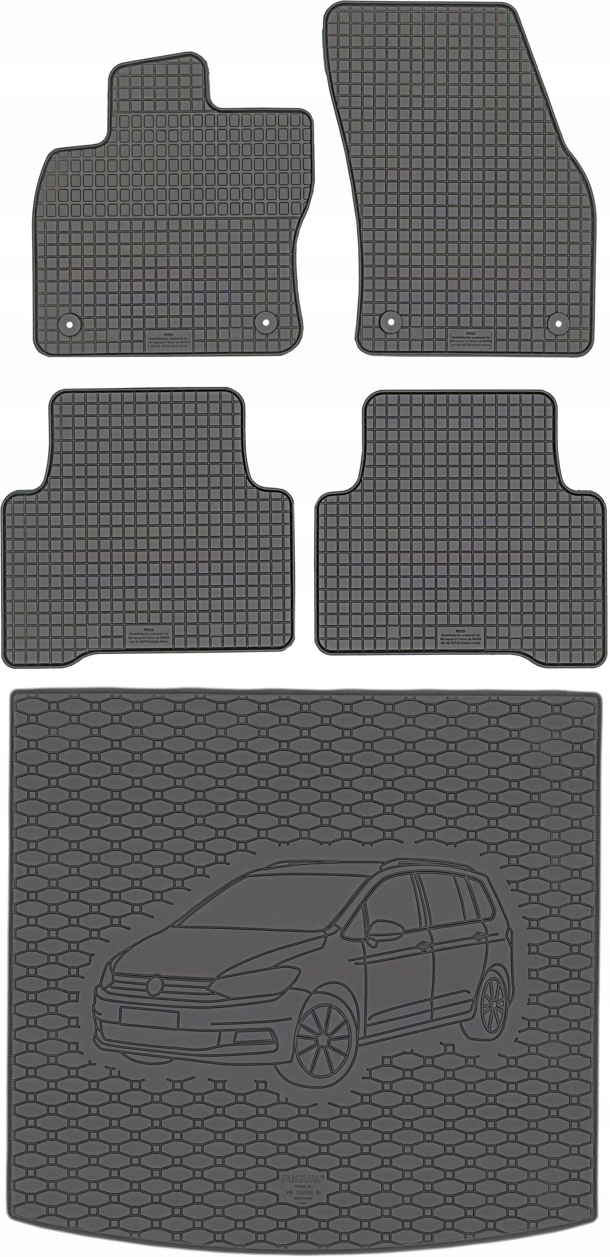 Dywanik Samochodowy Max Dywanik Vw Touran Ii Minivan Dywaniki Plus