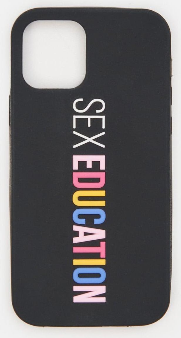 Sinsay Etui IPhone 12 12 Pro Sex Education Czarny Etui Na Telefon