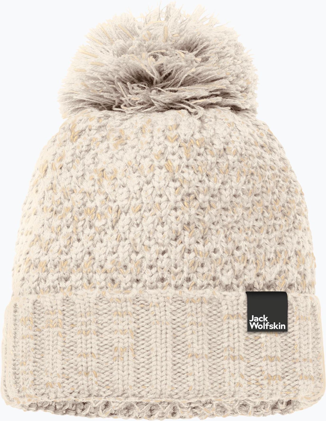 Jack Wolfskin Czapka Zimowa Damska Highloft Knit Beżowa 1908011