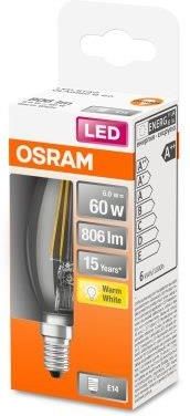 Osram Parathom Retrofit Classic B 60 E14 6 W Warm White 6kWh 1000h