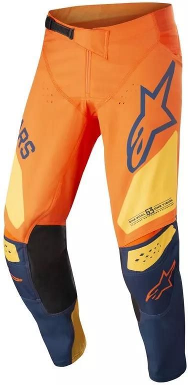 Odzie Motocyklowa Alpinestars Spodnie Techstar Factory Pomara Czowy