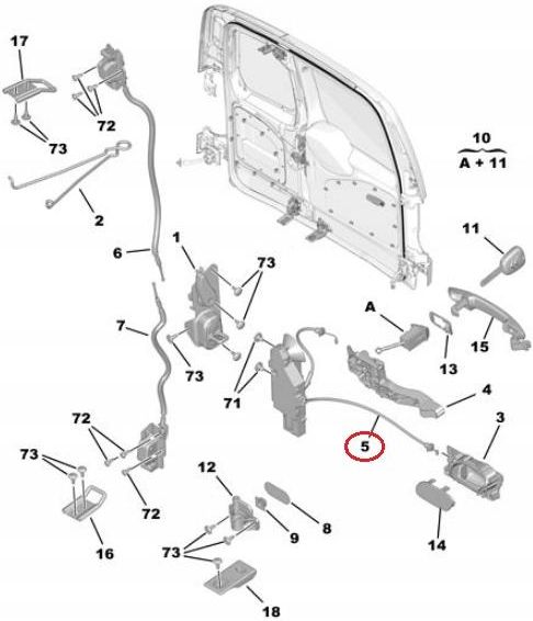 Peugeot Oe Zamek Drzwi Tylnych Berlingo Ii Citroen Orygina Opinie I