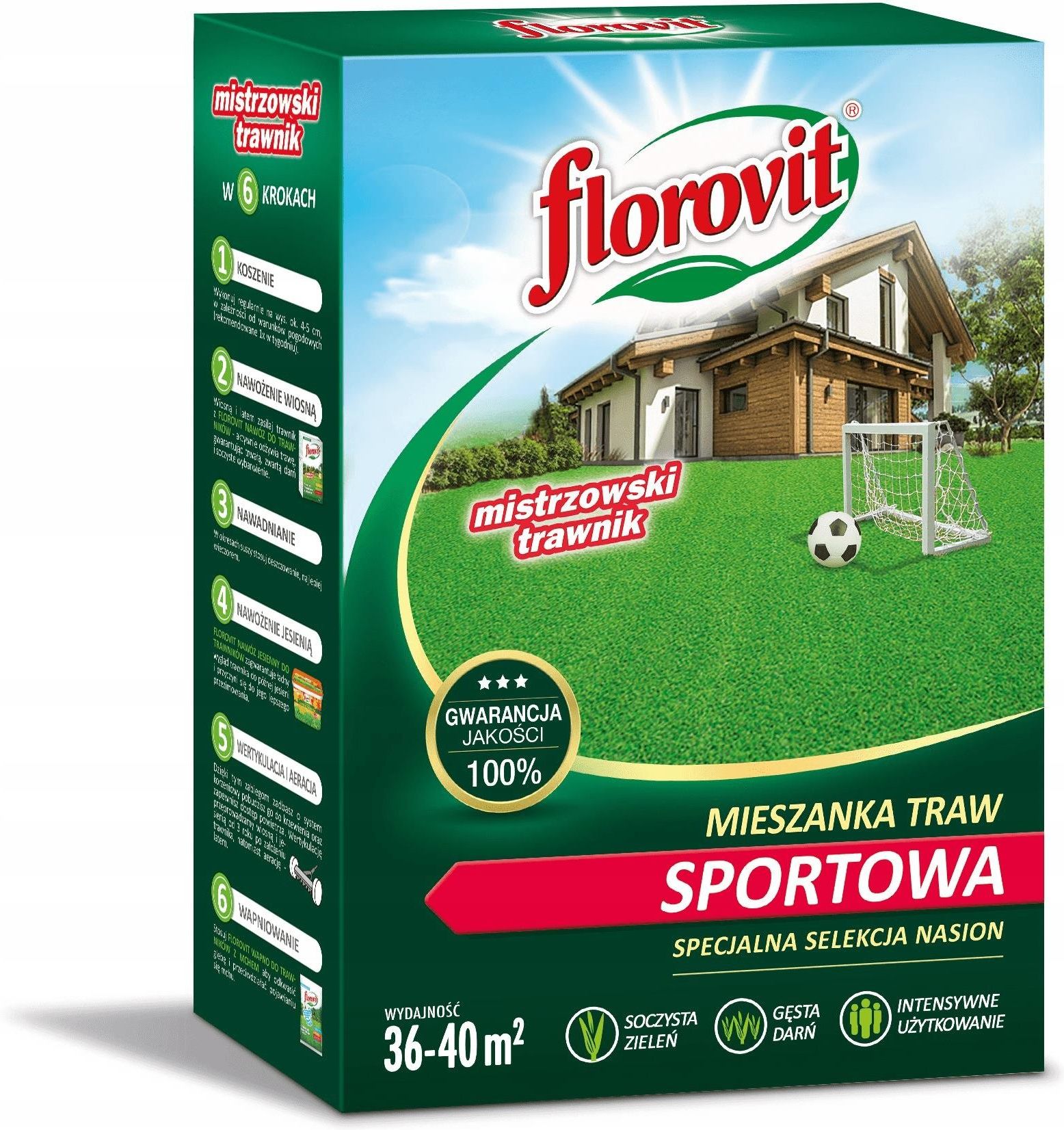 Florovit Mieszanka Traw Spotowa 0 9kg Ceny I Opinie Ceneo Pl