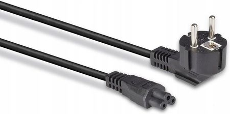 Kabel zasilający koniczyna Schuko Lindy Iec C5 2m - zdjęcie 2