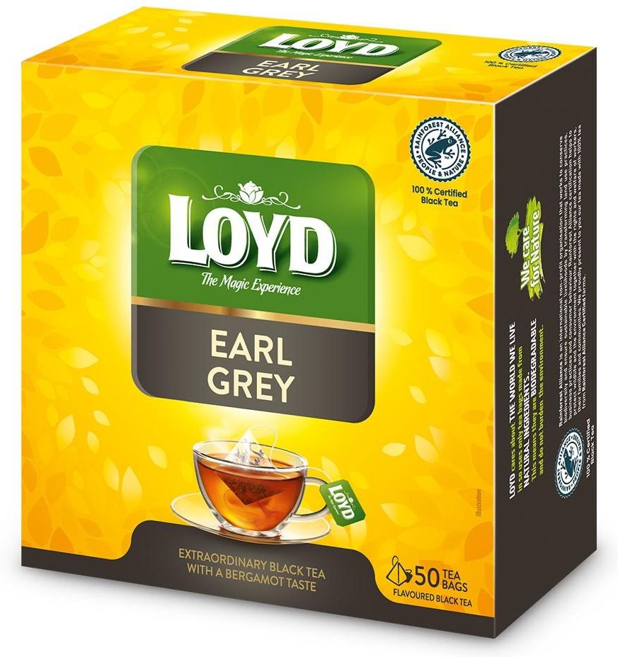 Herbata Zestaw 10 X Herbata Czarna LOYD Earl Grey 50 Torebek Ceny I