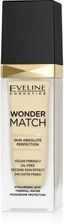Zdjęcie Eveline Cosmetics Luksusowy Podkład Do Twarzy Wonder Match 35 Beige 30Ml - Czarne