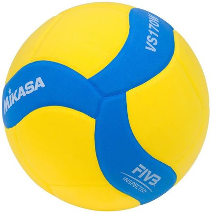 Mikasa Piłka Do Dodgeball Dla Dzieci Niebieski Żółty - zdjęcie 2