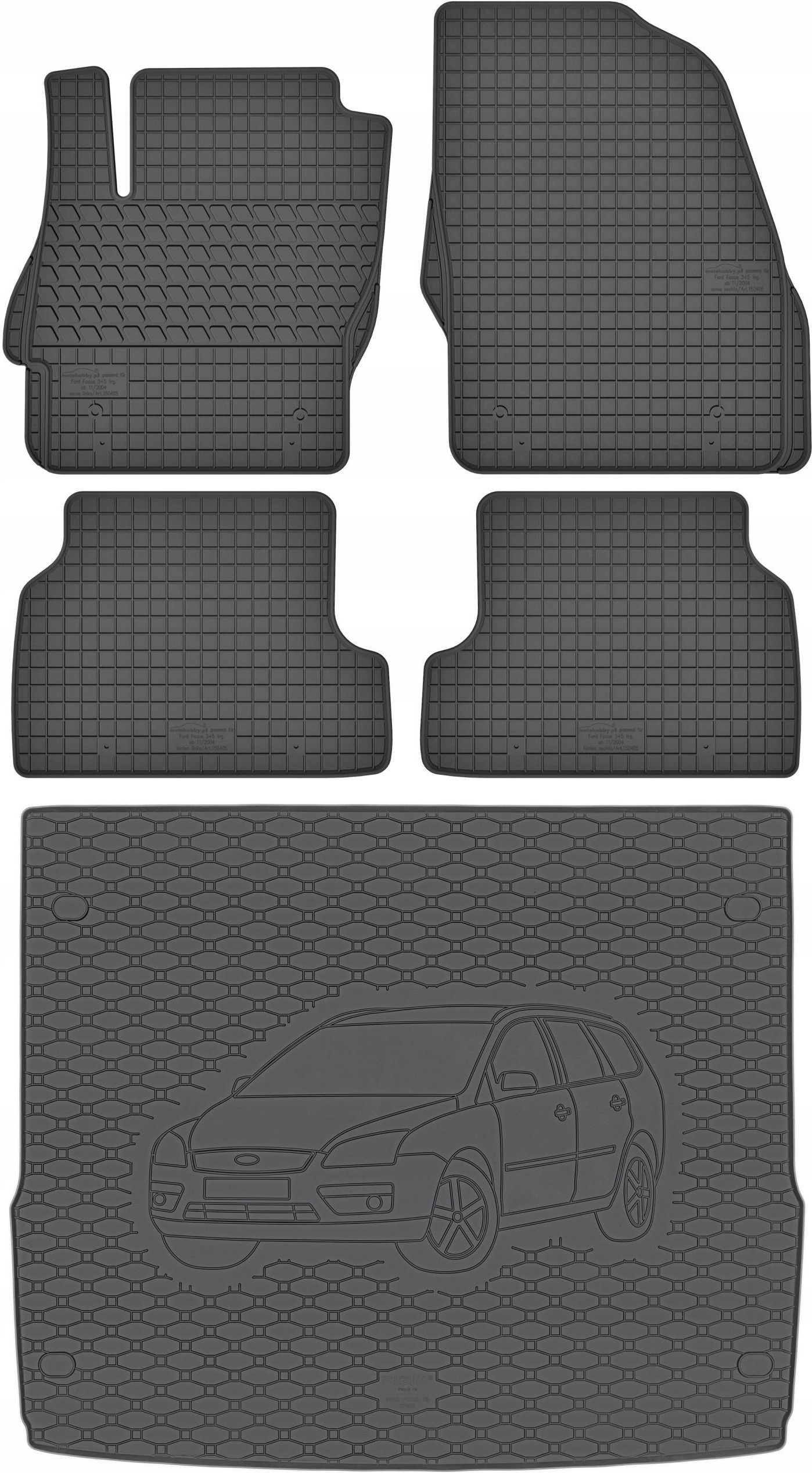 Dywanik Samochodowy Max Dywanik Ford Focus Ii Kombi Dywaniki