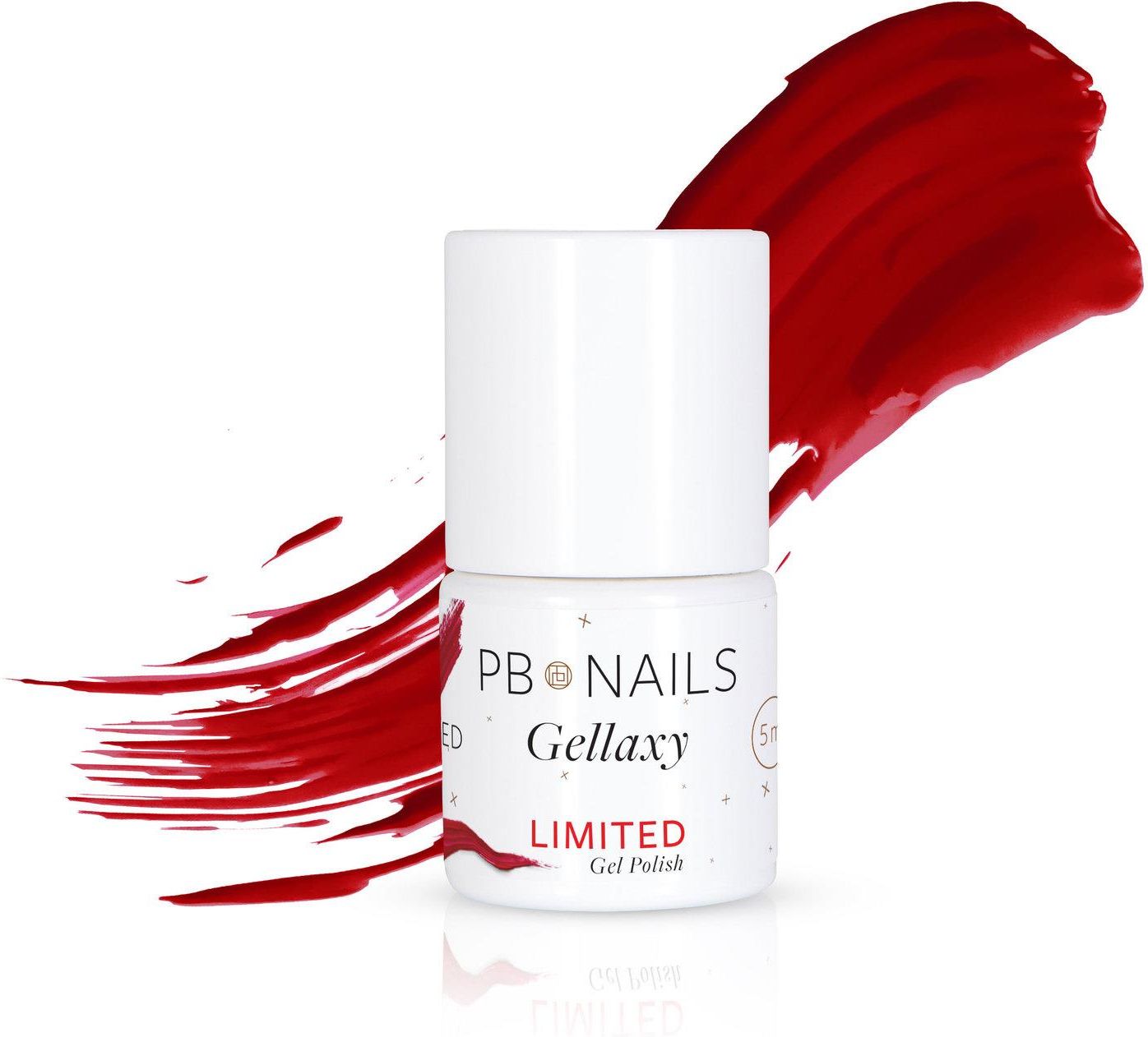 PB Nails Lakier Hybrydowy Gellaxy Max Red 5ml Opinie I Ceny Na Ceneo Pl