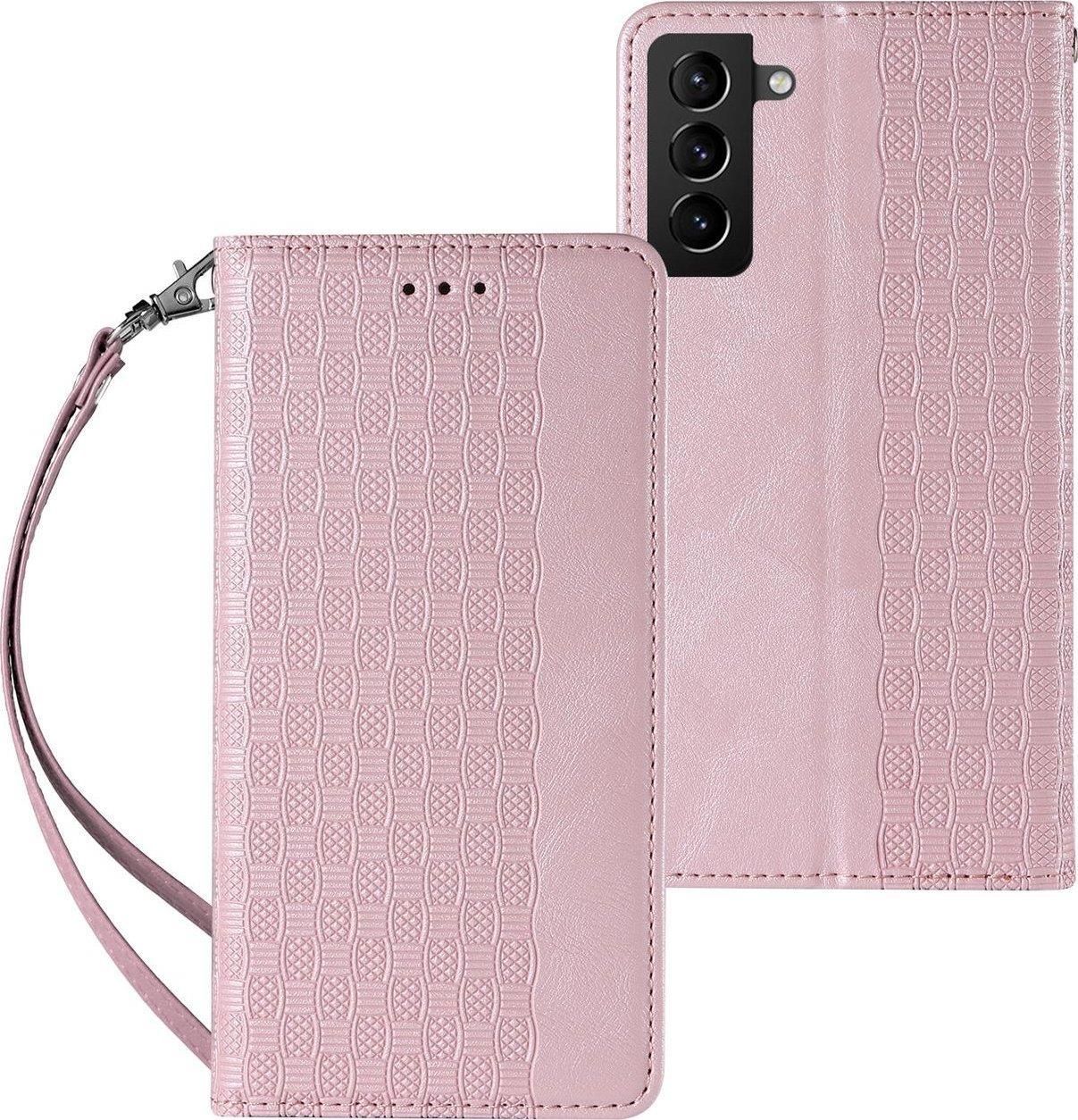 Magnet Strap Case Etui Do Samsung Galaxy S22 Ultra Pokrowiec Portfel