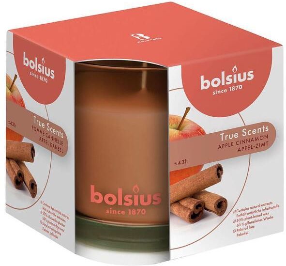 Bolsius Wieca W Szkle True Scents Apple Cinnamon Mmx Mm Pillar