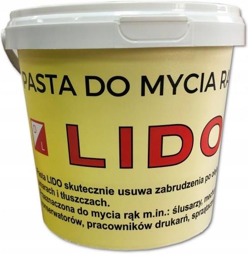 Lido Pasta Do Mycia Rąk Bhp 1L Opinie i ceny na Ceneo pl