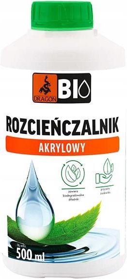 Dragon Bio Rozcieńczalnik Akrylowy 500ml Rozpuszczalnik 5903649054852