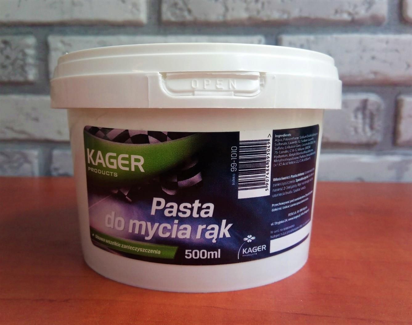 Kager Pasta Do Mycia Rąk Bhp 0 5L Opinie i ceny na Ceneo pl