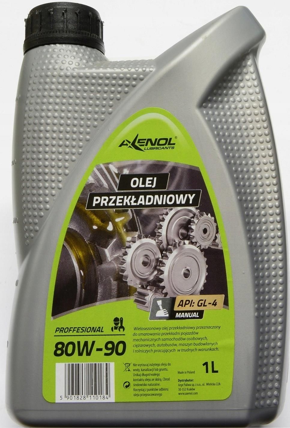 Axenol Olej Przekładniowy Gl 4 80W 90 1L Opinie i ceny na Ceneo pl