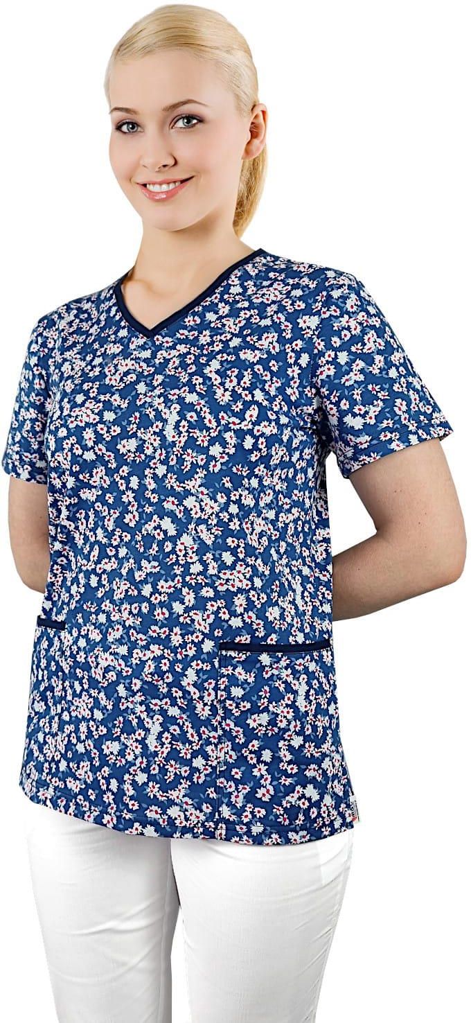 Scrubs Damska Bluza Medyczna Kolekcja Flex Jersey Elastyczna I