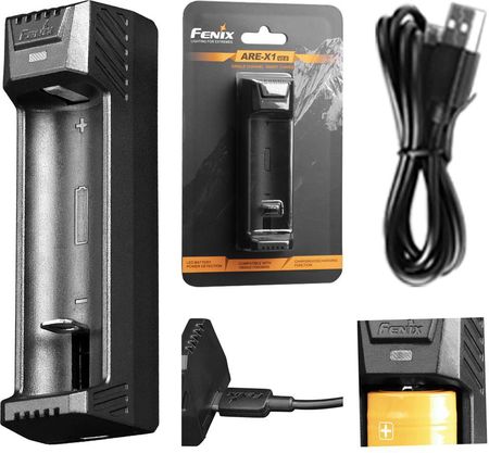 Fenix Ładowarka Mikroprocesorowa Do Akumulatorów Are X1 V2.0 18650 Usb C - zdjęcie 3