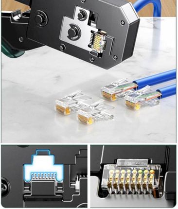 Ugreen Zaciskarka Wtyczek Wtyków Kabli Ethernet 70683 - zdjęcie 4