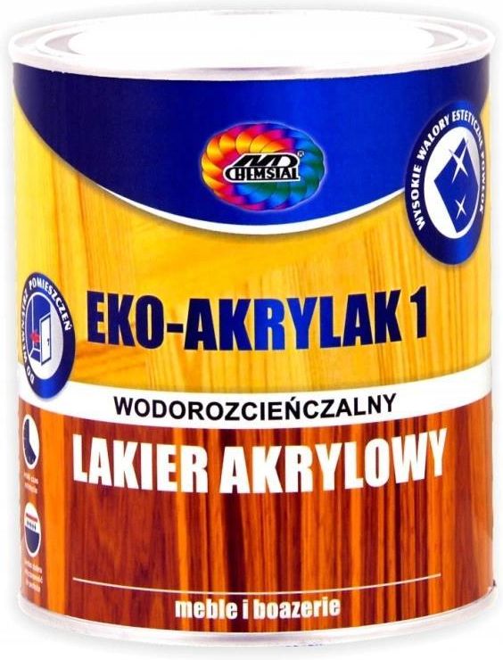 Lakier Chemstal Lakier Akrylowy Do Drewna Eko Akrylak 10L Mat