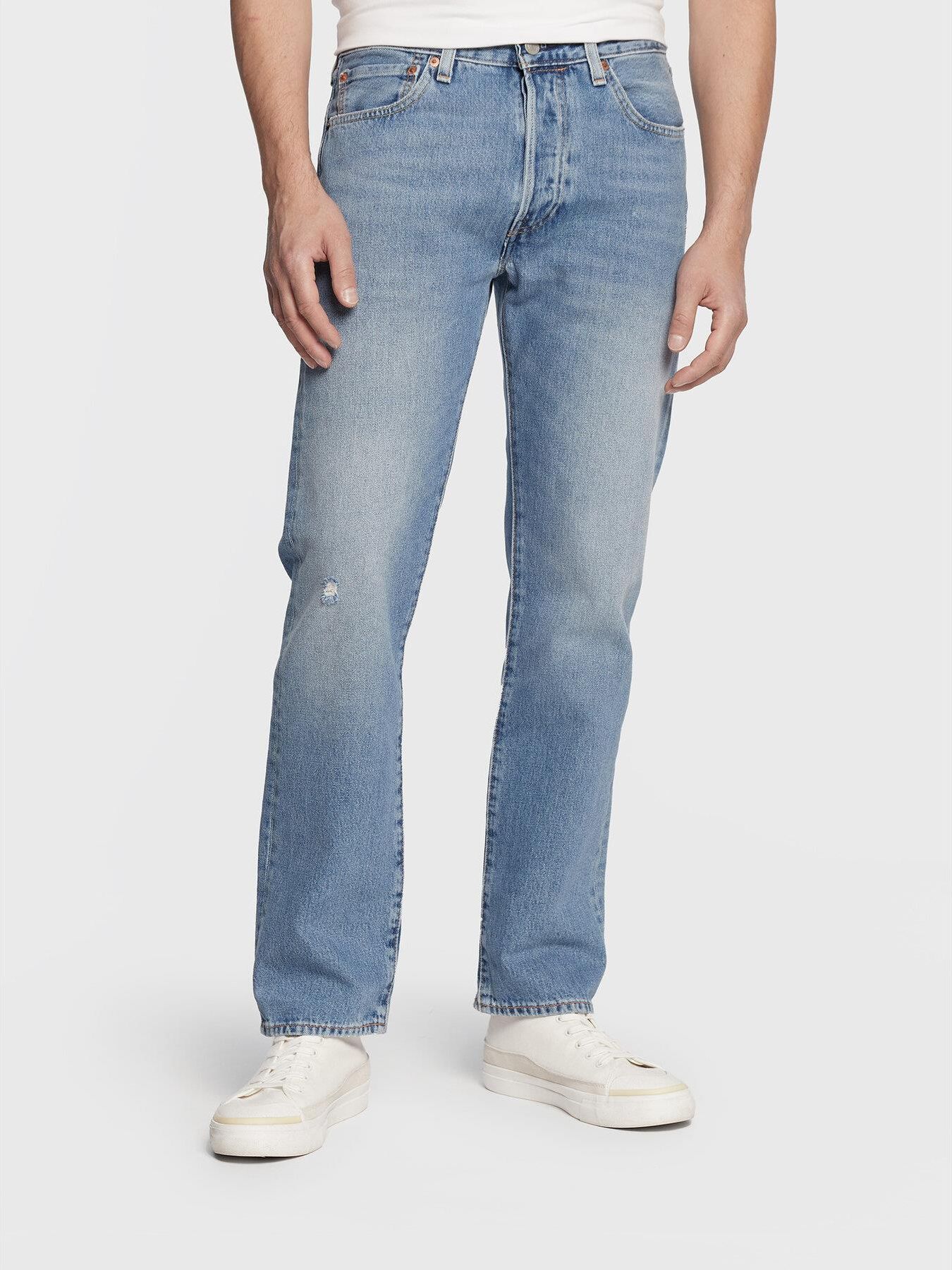 Levi S Jeansy 501 00501 3345 Niebieski Straight Leg Ceny I Opinie