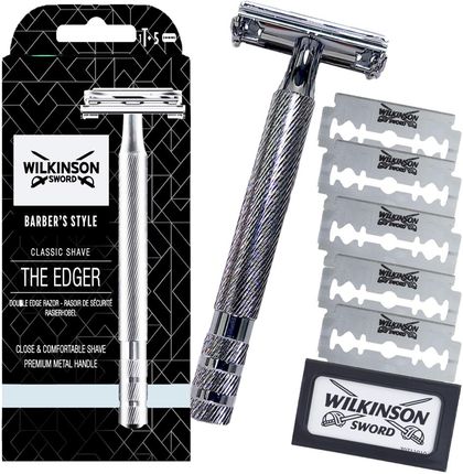 Wilkinson Classic maszynka do golenia z wymiennymi ostrzami dla mężczyzn + żyletki 5szt - zdjęcie 2