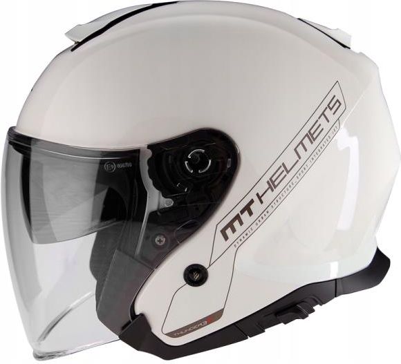 Kask Motocyklowy Mt Otwarty Jet Thunder Sv Solid Bia Y Opinie I