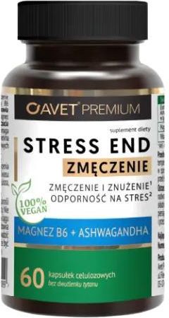 AVET PREMIUM Stress end Zmęczenie Magnez B6 Ashwagandha 60 kaps