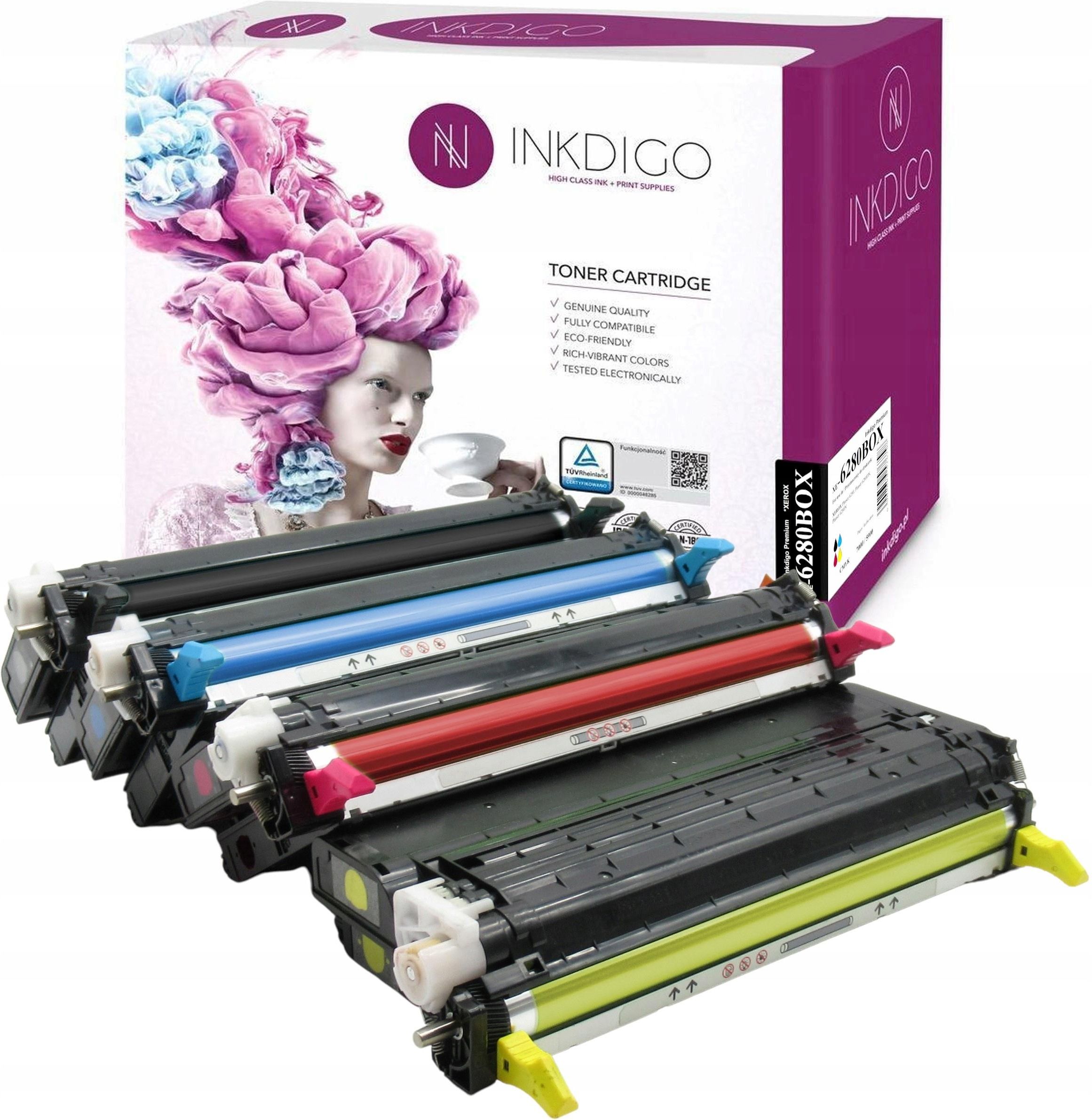 Inkdigo Zestaw Toner W Do Xerox Phaser R Cmyk