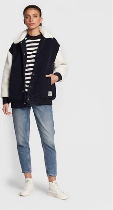 Lee Kurtka przejściowa Elogated Varisty L55IEX35 Granatowy Relaxed Fit - zdjęcie 2