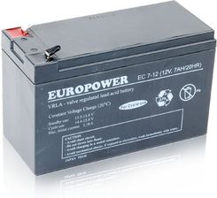 Zdjęcie Akumulator 12V/7,2Ah EUROPOWER - Słupsk