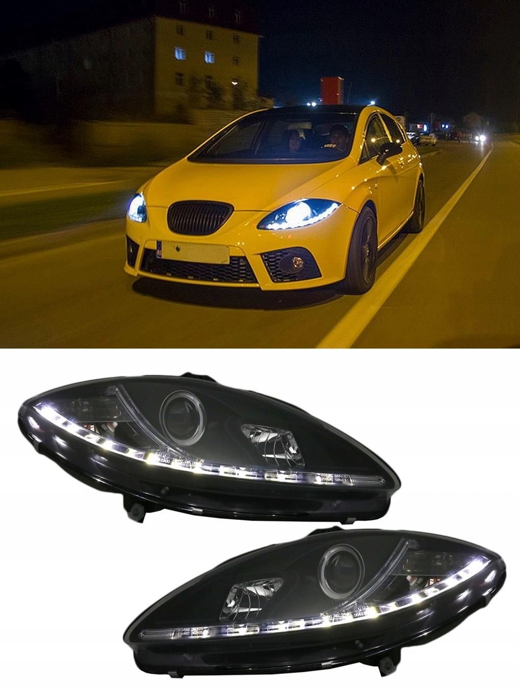 Lampa Przednia Jbm Lampy Przednie Reflektory Seat Leon Toledo