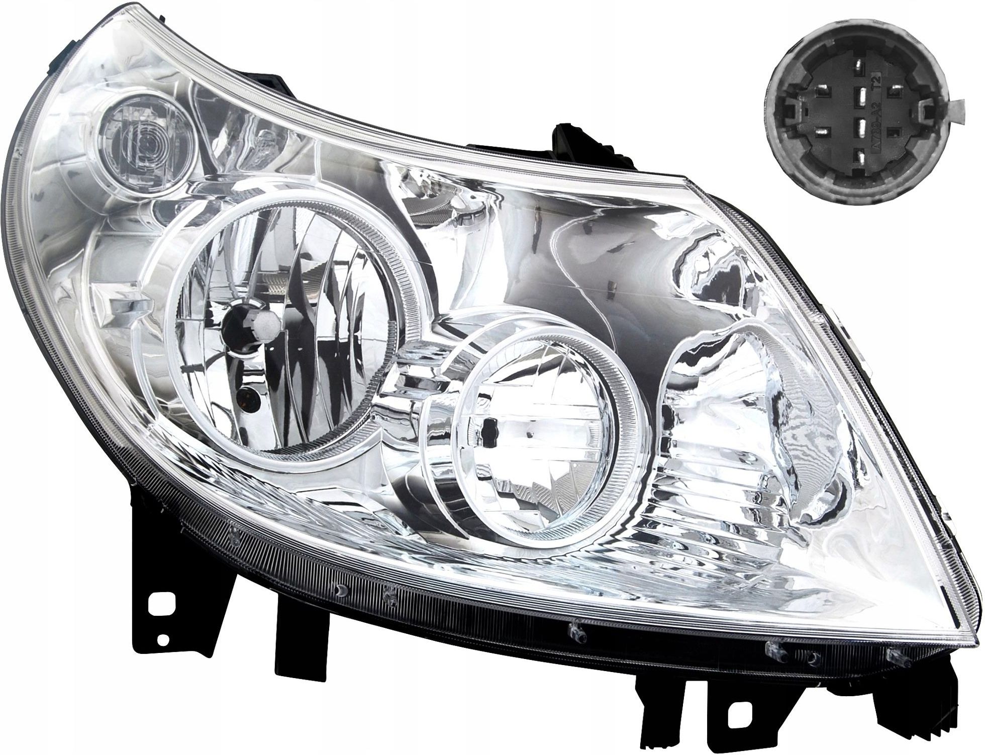 Lampa Przednia Tyc Reflektor Prawy H H Peugeot Boxer