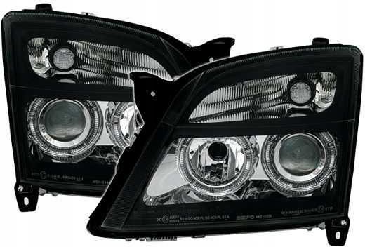 Lampa Przednia Depo Lampy P Angel Eyes Opel Vectra C 02 04 Czarne