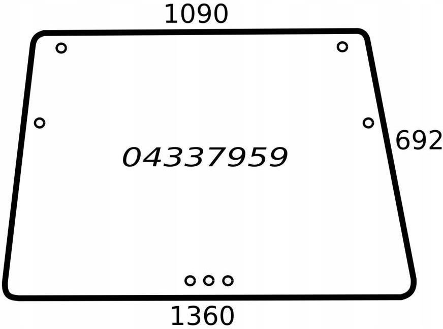 Szyba Przednia Tylna Deutz Dx 04363391 04337959 04 4337959 Opinie I