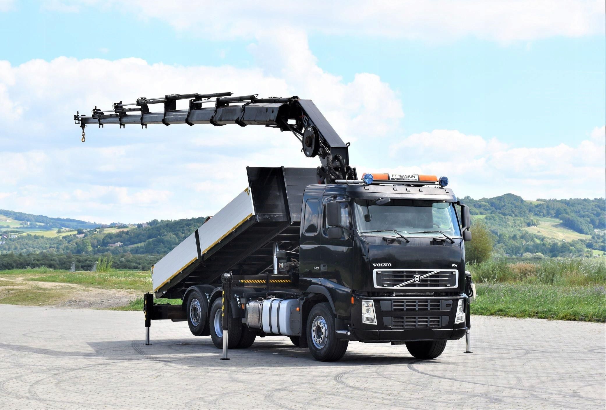 Volvo FH 440 HIAB 322 E 7 HIPRO PILOT ŁYŻKA Opinie i ceny na