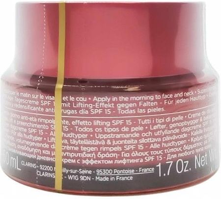 Krem Clarins Super Restorative Do Każdego Rodzaju Skóry Spf15 na dzień 50ml - zdjęcie 6