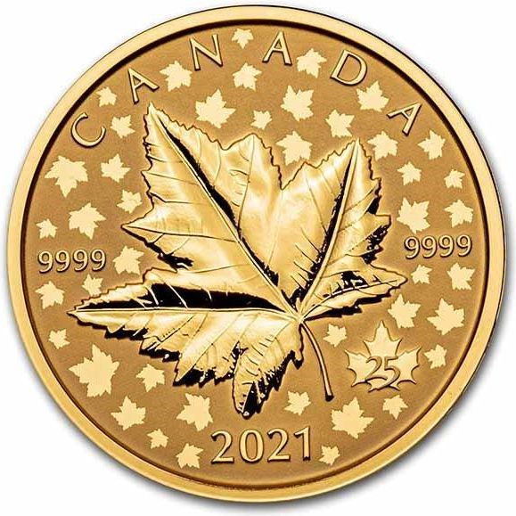 Royal Canadian Mint Z Ota Moneta Cad Kanadyjski Li Klonowy