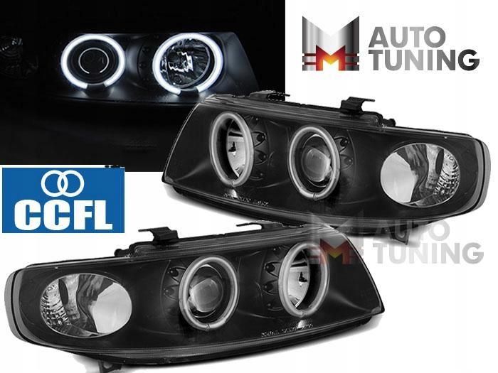 Lampa Przednia Sonar Seat Leon Toledo Angel Eyes Ccfl Blk