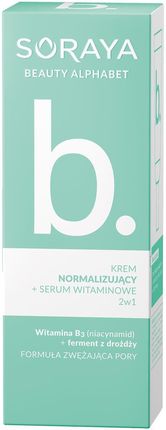 Krem Soraya Beauty Alphabet Witamina B Normalizujący na dzień i noc 30ml - zdjęcie 2