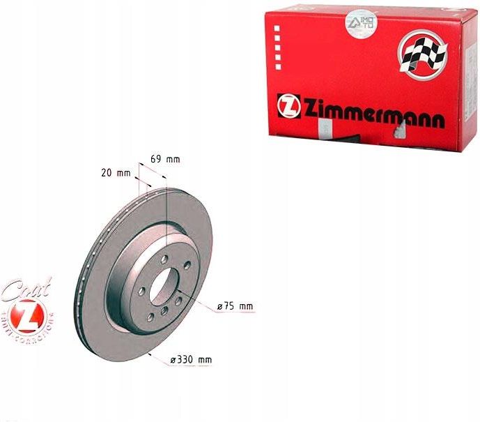 Tarcza Hamulcowa Zimmermann Tarcze Hamulcowe Szt Bmw F Ty