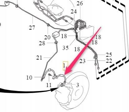 Volvo Oe Przewód Hamulcowy Lewy Przód Volvo 32246005 Opinie i ceny na