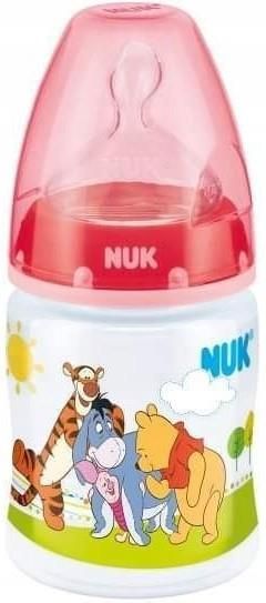 NUK Disney Kubuś Puchatek z silikonowym smoczkiem rozmiar 1 150ml