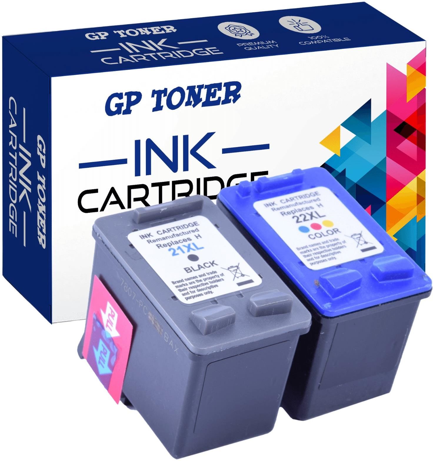 Tusz GP TONER TUSZE H21XL H22XL KOMPATYBILNE Z HP Do Drukarki Opinie