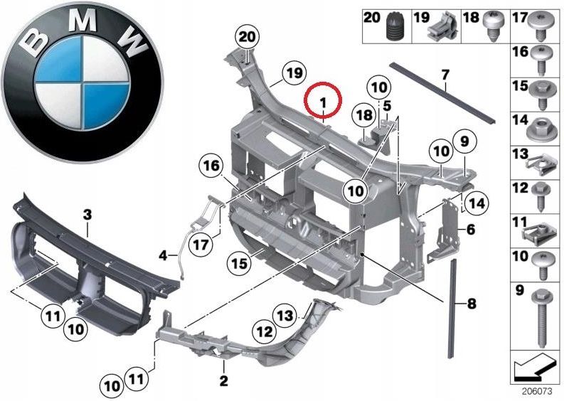 Bmw Oe Nowy Pas Przedni Wzmocnienie Czołowe X1 Aso 51642990176 Opinie