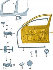 Drzwi Samochodowe Volkswagen Oe Nowe Drzwi Przednie Prawe Skoda Octavia