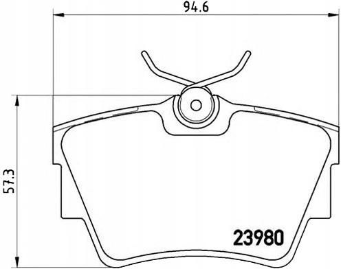 Klocki Hamulcowe Brembo Klocki Hamulcowe Qaf