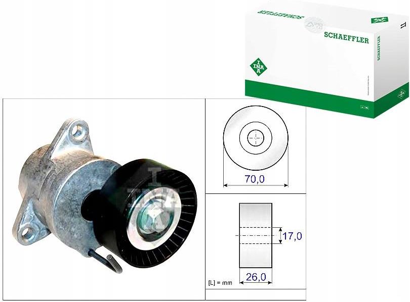 Mechanizm Rozrz Du Ina Rolka Napinacza Paska Kli Go